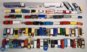 Various Diecast to include 1960s / 70s style cars Capri, Cortina, VW Camper Van, Mini, Jaguar, MG