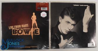David Bowie Records BBC Radio Broadcast Live from Mars SRFM0003SP limited Edition 122/500 together