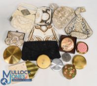 Ladies Vintage Bags and Compacts Selection of Ladies Beaded Evening Bags and Purses, together with