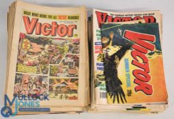 British Comics 1980s/ 1990s Victor Military Stories Comics quantity all in good flat condition (