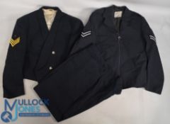 Post War Royal Air Force Uniforms Mess Dress named to K P Deacon 1972, Front Zipped Jacket, Bush RAF