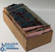 WW2 Third Reich. A remarkable card index featuring hundreds of cards, each giving details of Third
