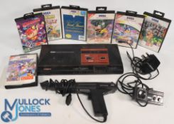 Vintage Gaming Computer Sega Mega Drive Master System Power Base - with 7 games Cosmic Spacehead,
