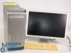 Apple Power Mac G5 - comes with Keyboard, Monitor on Stand, Cinema HD 90w Power Adapter Power