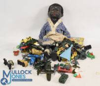 Mixed Selection of Toys to include Meccano, Action Man Jeep, Palitoy African Doll, R/C Speed