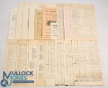 Various 1950s Bus Service Leaflets and Publicity for Corona Coaches Limited Sudbury Suffolk large