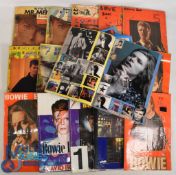 David Bowie Collection Home Scrap Books 20 in total featuring Newspaper and Magazine Cuttings (
