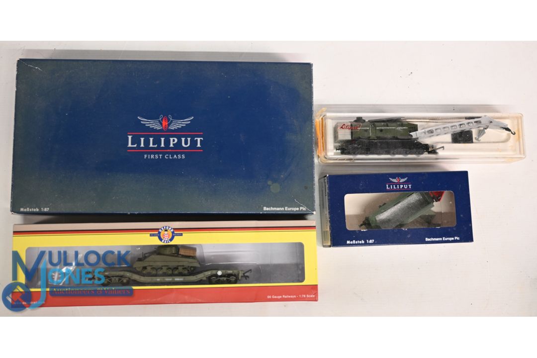 Hornby OO Gauge Rolling Stock to include Military examples Liliput L240069 Set U-Boot Transport,