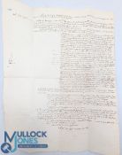 Buckinghamshire - Ivinghoe document dated 1786 being the abstract of a manorial mortgage for the