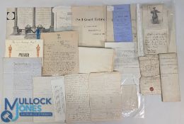 Documents - collection of miscellaneous documents including an also of the late 18th/early 19th c