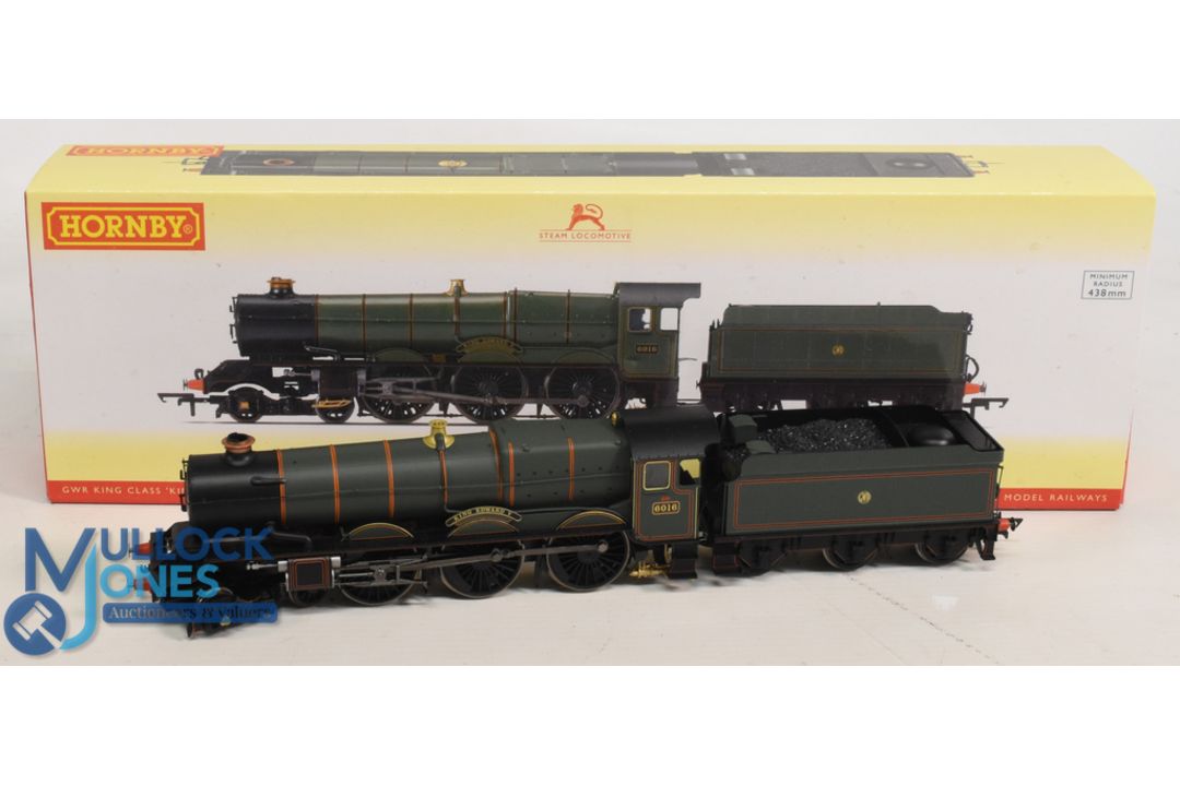 Hornby King Class 6016 "King Edward V" in GWR Green Livery OO Gauge DCC, ready boxed no inner