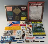 Vintage Bus Driver Collector Transport Badges, official driver and inspector bus coach badges,