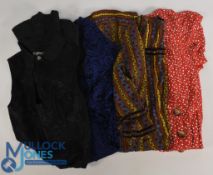 Ladies Vintage Clothing red small sheep design dress by Next size 18, heavy African design dress