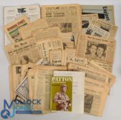 WWII - American Forces good collection of approx. 30 original cyclostyled news bulletins issued to