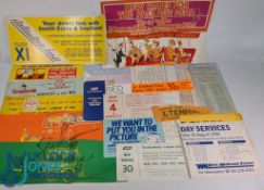 Period Transportation Bus Widow Posters Advertising, large lot of British destination leaflets - a