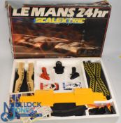 Scalextric Le Mans 24 Slot Car Racing Set to include 2 Cars, Track, Barriers, Controllers all in