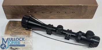 Unbranded 3-9x 40E Target Rifle Gun Scope: in Leupold box, good used condition