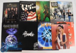Rock Memorabilia Def Leppard Limited Edition Fan Pack together with some concert programmes Status
