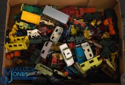 Large Quantity of Lesney / Matchbox featuring Commercial vehicles, Farming Equipment, Car, Buses,