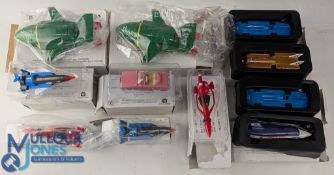 Thunderbirds Diecast Vehicles consisting of Thunderbird 1, 2, 3, Fab 1, together with 4 Speed