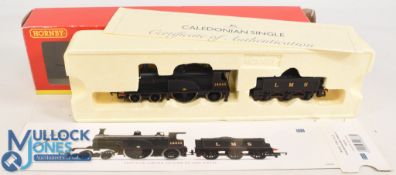 Hornby R2683 LMS 4-2-2 Locomotive No 14010 Caledonian Single OO Gauge DCC, ready boxed