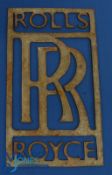 Rolls Royce Metal Stencil Used within the Motor and Aviation Sector for use on Packing cases 10 x