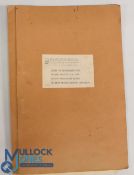 Military Documents WW2 to include Diary of Detachment with Medium Brigade Royal Artillery War Office