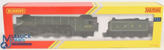 Hornby R3171 LNER Class P2 Locomotive No 2001 Cock O The North OO Gauge DCC, ready boxed