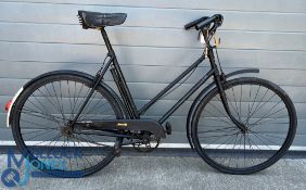 Vintage Ladies BSA Bicycle 1940s Supplied by A Hoult of Telford Shropshire with side pull brakes