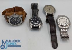 Selection of Men's Watches Timberland with Leather strap, Orvis Automatic, Adidas ADH 1252 340511