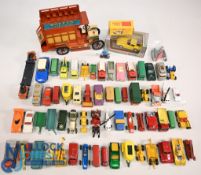 Diecast Car Collection Featuring Mostly Matchbox and early Lesney examples together with Tinplate