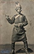 India & Punjab - Punjab Cavalry - a vintage antique postcard showing a Punjab cavalry soldier
