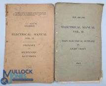 WWII British Military Publications: to include BR 268 Electrical manual Vol II main electrical