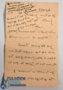 India - History - Handwritten Letter - I am writing a letter to Mohanlal that, he may get eternal