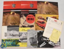 Car Brochures Austin Mini Brochures featuring 1300GT, Mini 800, Mini 1000 Mini Grand Turismo,