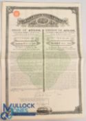 The Anglo Vasco Navarro Railway Company Ltd - 5% Loan Bearer Bond for £20 1889 (British owned