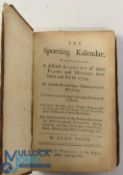 The Sporting Calendar by John Pond 1754: an early 204-page edition, extensively detailing races