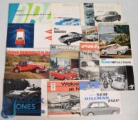 Car Brochures Selection of various brochures to include Aston Martin DB4, Amphicar, Alfa Romeo