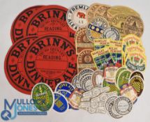 Beer Bottle Labels mainly circa 1890s-1940s. a better selection being barrel and early labels,