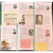 Entertainment Autographs - featuring Gracie Fields (1898-1979), Cilla Black (1943-2015), Dame