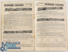 Meccano, Hornby Trains, Dinky Toys 1935-36 Catalogue: an extensive 64-page catalogue illustrating