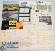 Car Brochures Lotus car brochures to include Lotus Seven, Elan Sprint, Elan together with price