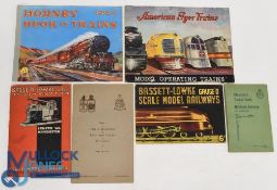 Railways and Model Railway Ephemera (6) to include American Flyer Trains 1936 - large impressive