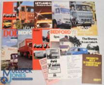 Commercial Truck Brochures Selection of Various Brochures to include Bedford TK, Ford D Series,