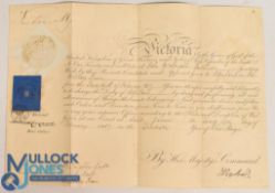 Military Commission Hand signed by 