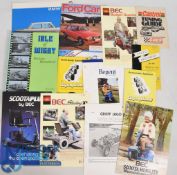 Car Brochures Selection of various brochures to include Part sheet, Specification sheets and