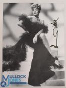 Marlene Dietrich signed book page signed Boldy to her photograph. Marie Magdalene 
