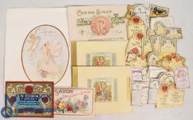 Perfume & Eau de Cologne Art-Nouveau & Art-Deco Bottle Labels circa 1890s-1930s: most beautiful