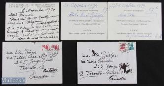 Adolf Hitler - Erna Hanfstaengl (1885-1981) hand written card dated 8th Nov 1974 addressed to