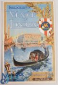 Venice in London 1892 - 8 page programme of recreation of central Venice with gondola trips and